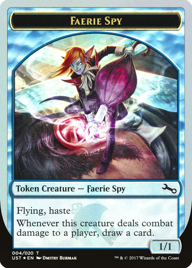 Faerie Spy [Unstable Tokens] | Cards and Coasters CA