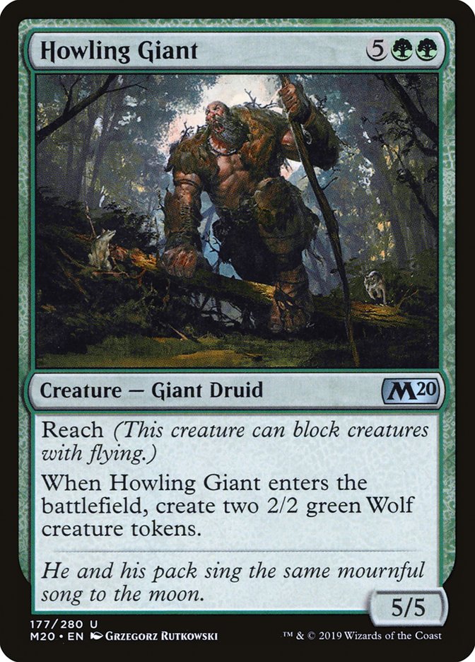 Howling Giant [Core Set 2020] | Cards and Coasters CA