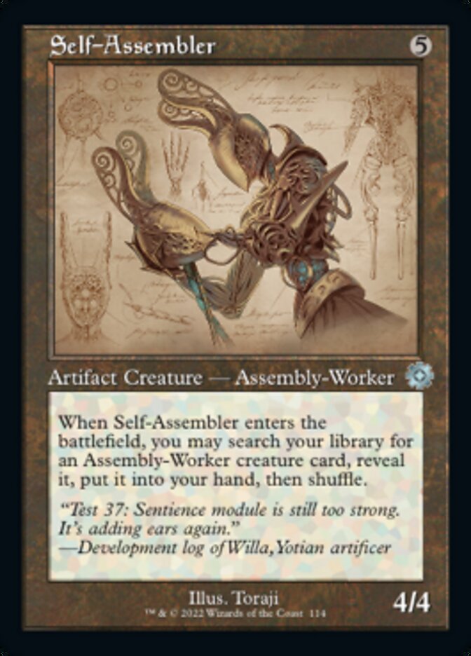 Self-Assembler (Retro Schematic) [The Brothers' War Retro Artifacts] | Cards and Coasters CA