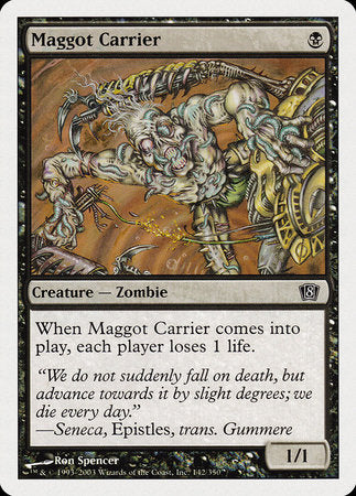Maggot Carrier [Eighth Edition] | Cards and Coasters CA