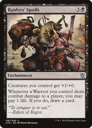Raiders' Spoils [Khans of Tarkir] | Cards and Coasters CA
