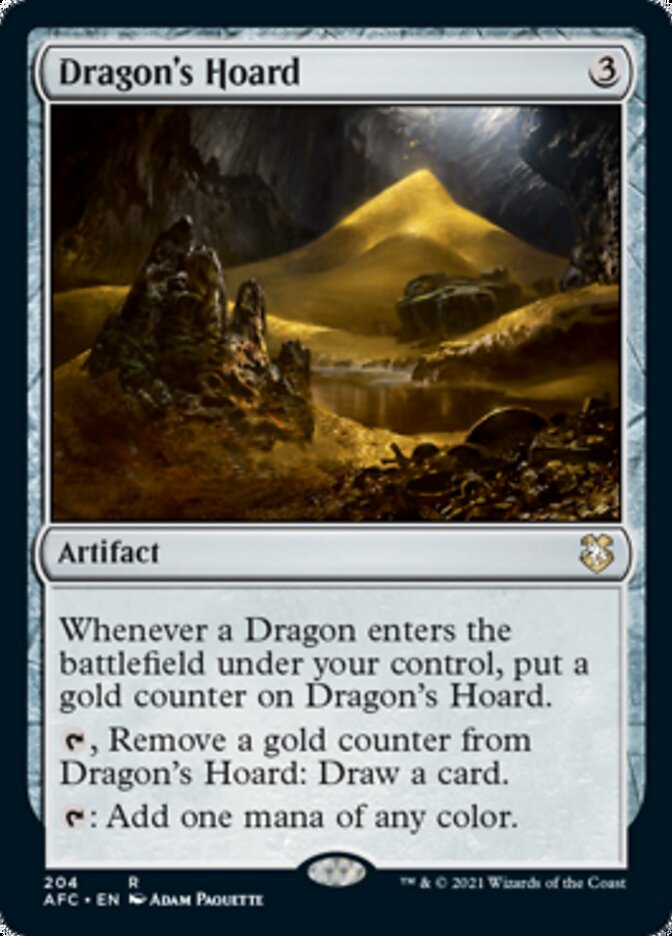 Dragon's Hoard [Dungeons & Dragons: Adventures in the Forgotten Realms Commander] | Cards and Coasters CA