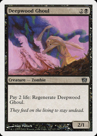 Deepwood Ghoul [Eighth Edition] | Cards and Coasters CA
