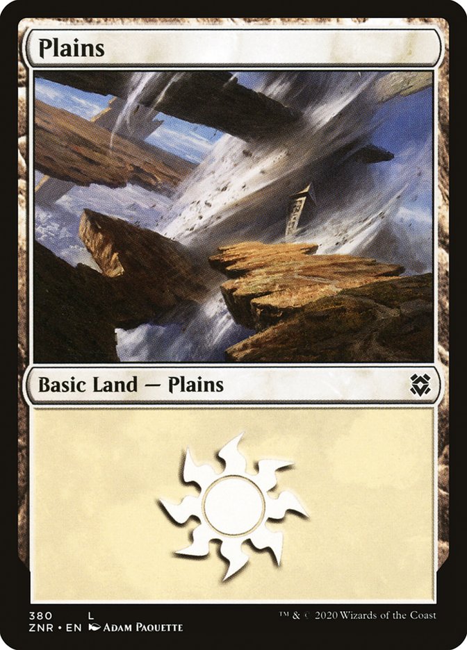 Plains (380) [Zendikar Rising] | Cards and Coasters CA