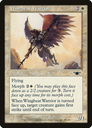 Wingbeat Warrior [Legions] | Cards and Coasters CA