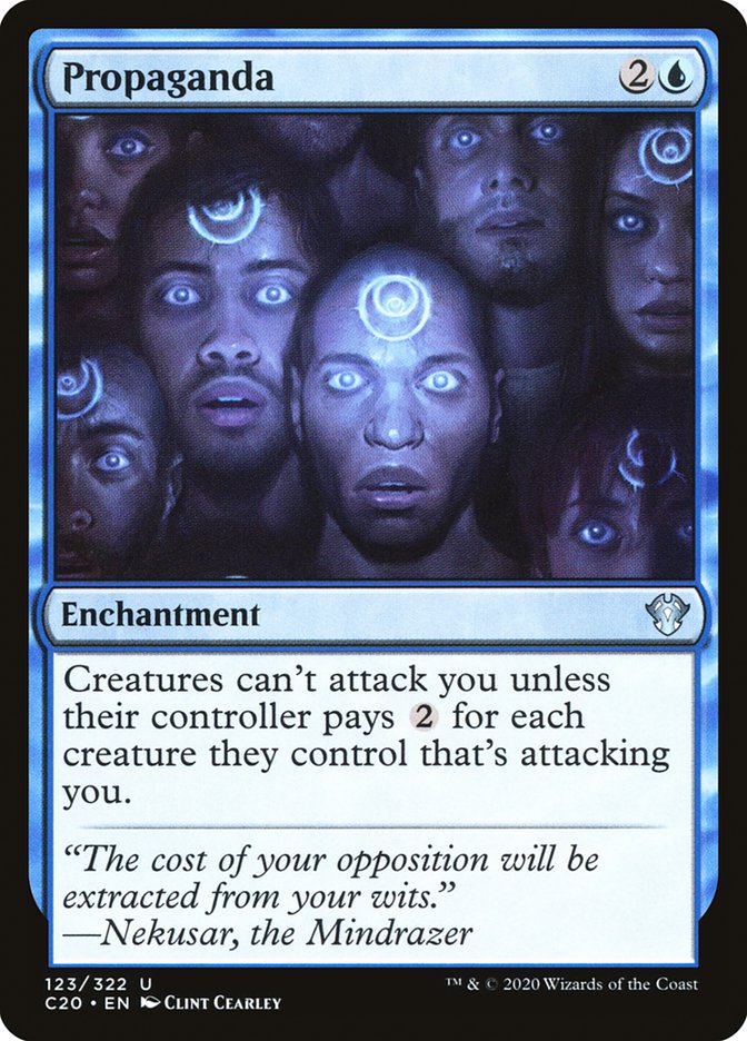 Propaganda [Commander 2020] | Cards and Coasters CA