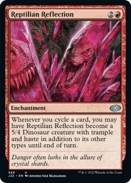 Reptilian Reflection [Jumpstart 2022] | Cards and Coasters CA