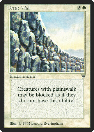 Great Wall [Legends] | Cards and Coasters CA