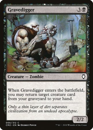 Gravedigger [Commander Anthology Volume II] | Cards and Coasters CA
