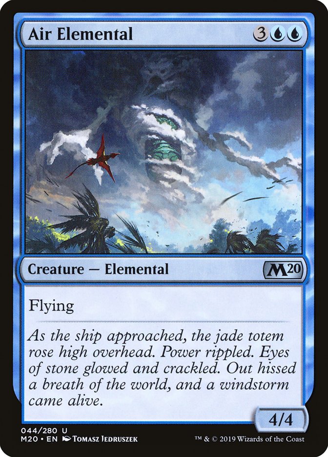 Air Elemental [Core Set 2020] | Cards and Coasters CA