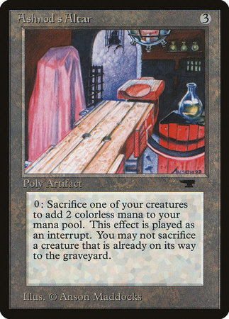 Ashnod's Altar [Antiquities] | Cards and Coasters CA