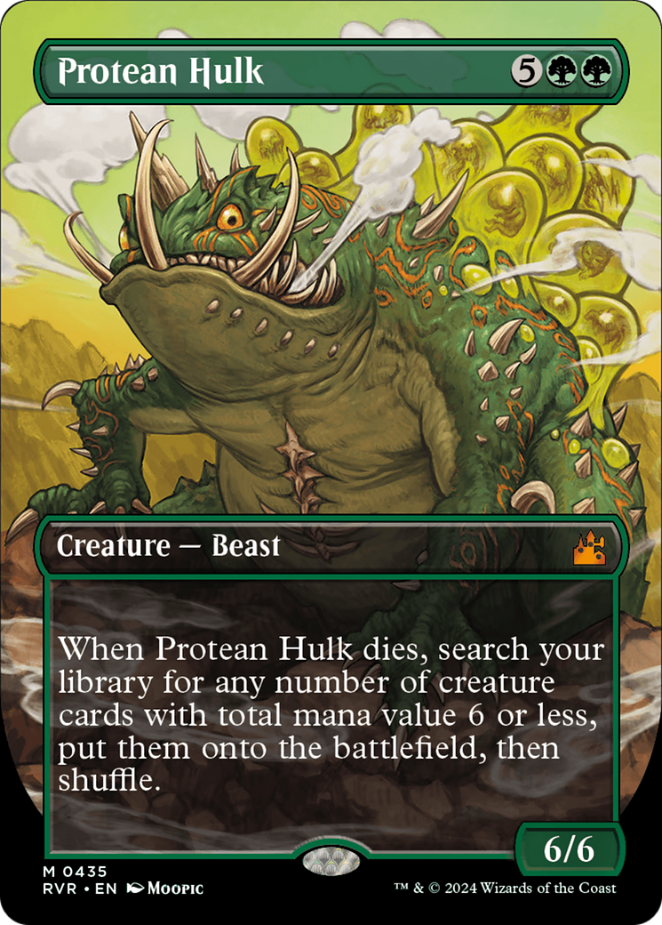 Protean Hulk (Anime Borderless) [Ravnica Remastered] | Cards and Coasters CA