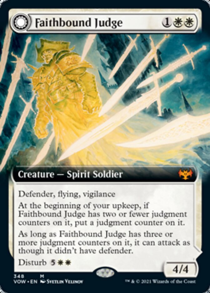 Faithbound Judge // Sinner's Judgment (Extended) [Innistrad: Crimson Vow] | Cards and Coasters CA