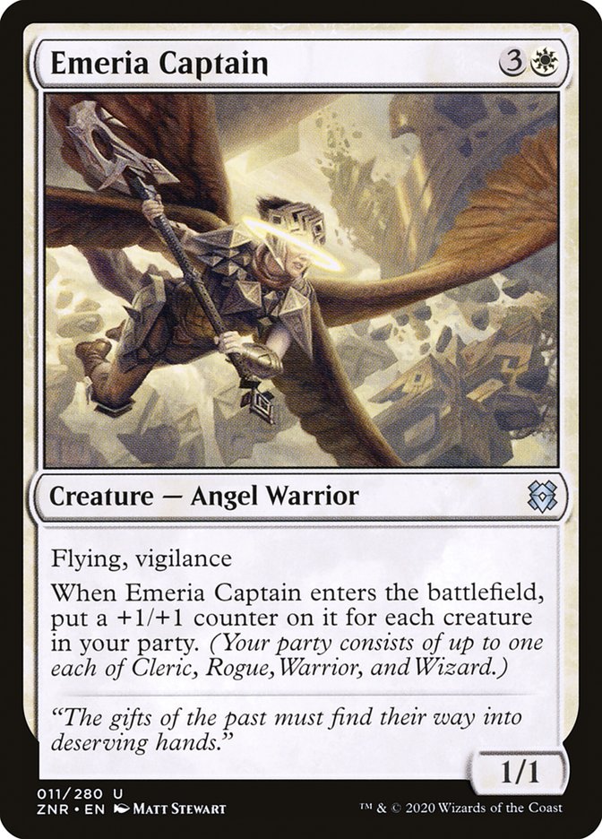 Emeria Captain [Zendikar Rising] | Cards and Coasters CA