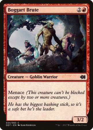 Boggart Brute [Duel Decks: Merfolk vs. Goblins] | Cards and Coasters CA