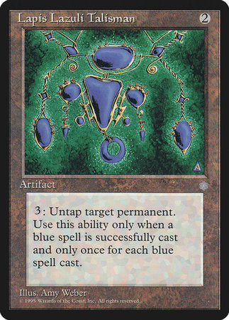 Lapis Lazuli Talisman [Ice Age] | Cards and Coasters CA