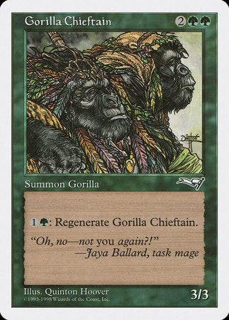 Gorilla Chieftain [Anthologies] | Cards and Coasters CA