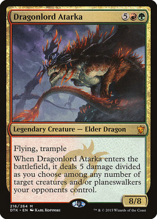 Dragonlord Atarka [Dragons of Tarkir] | Cards and Coasters CA