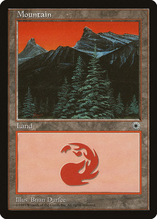 Mountain (Trees Center) [Portal] | Cards and Coasters CA