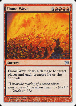 Flame Wave [Ninth Edition] | Cards and Coasters CA