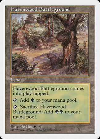 Havenwood Battleground [Fifth Edition] | Cards and Coasters CA