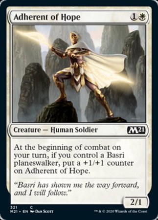 Adherent of Hope [Core Set 2021] | Cards and Coasters CA