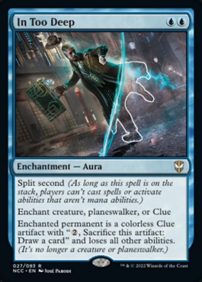 In Too Deep [Streets of New Capenna Commander] | Cards and Coasters CA