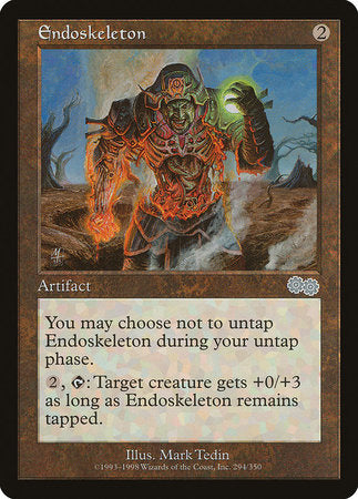 Endoskeleton [Urza's Saga] | Cards and Coasters CA