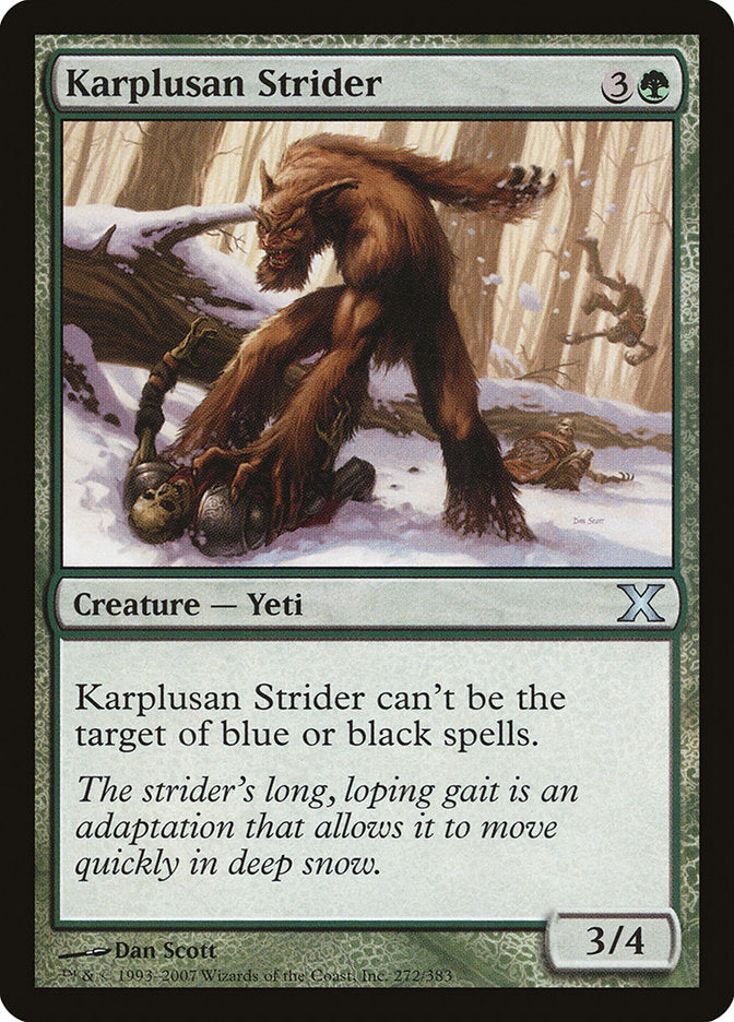 Karplusan Strider [Tenth Edition] | Cards and Coasters CA