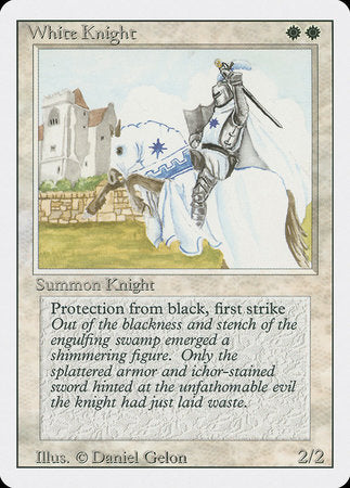 White Knight [Revised Edition] | Cards and Coasters CA