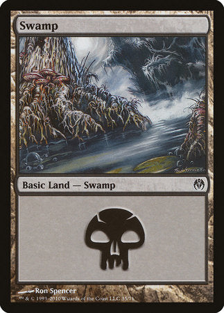 Swamp (35) [Duel Decks: Phyrexia vs. the Coalition] | Cards and Coasters CA