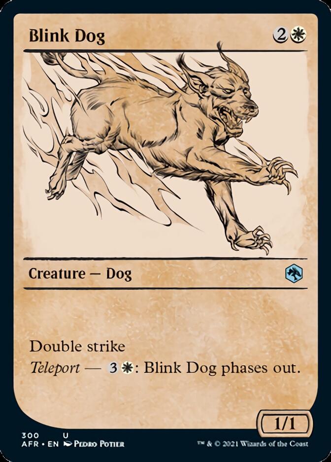 Blink Dog (Showcase) [Dungeons & Dragons: Adventures in the Forgotten Realms] | Cards and Coasters CA
