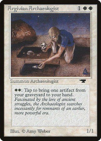 Argivian Archaeologist [Antiquities] | Cards and Coasters CA