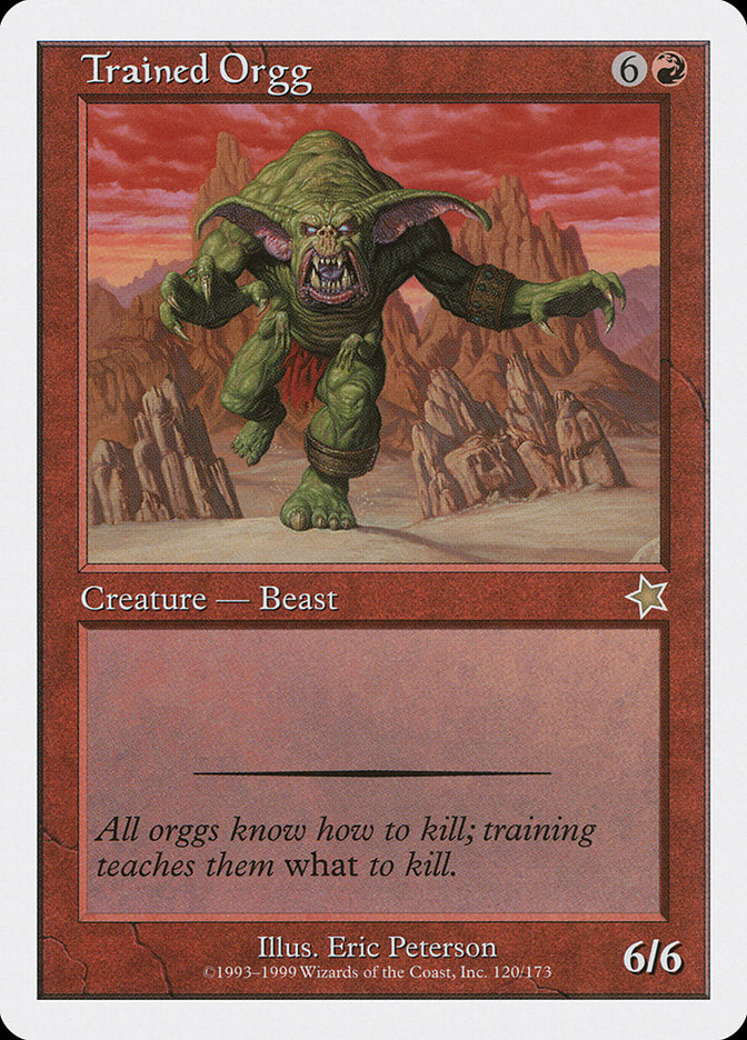 Trained Orgg [Starter 1999] | Cards and Coasters CA