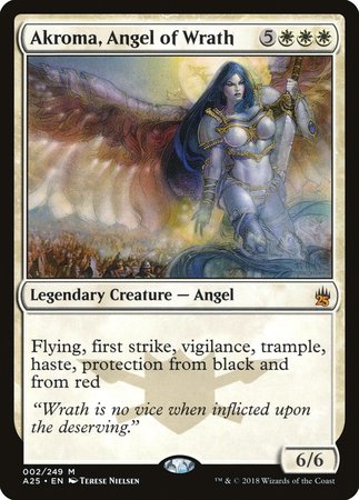 Akroma, Angel of Wrath [Masters 25] | Cards and Coasters CA