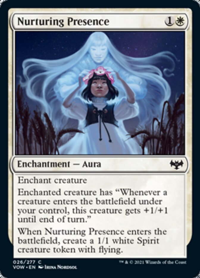 Nurturing Presence [Innistrad: Crimson Vow] | Cards and Coasters CA