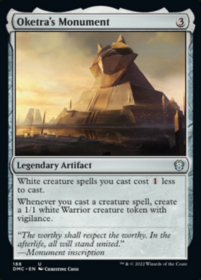 Oketra's Monument [Dominaria United Commander] | Cards and Coasters CA