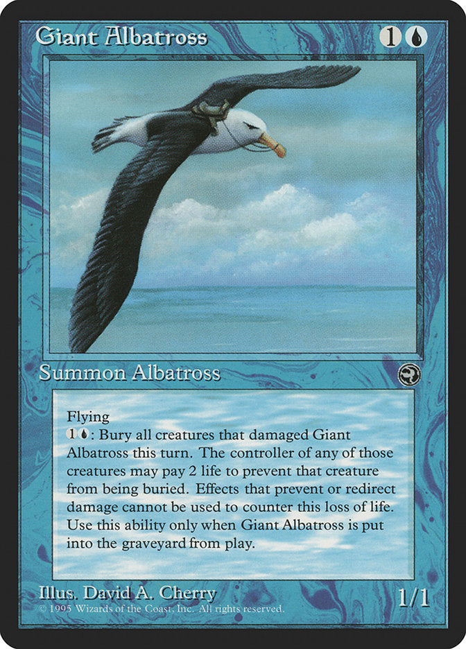 Giant Albatross (Empty Ocean) [Homelands] | Cards and Coasters CA