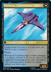 Cyclonus, the Saboteur // Cyclonus, Cybertronian Fighter [Universes Beyond: Transformers] | Cards and Coasters CA