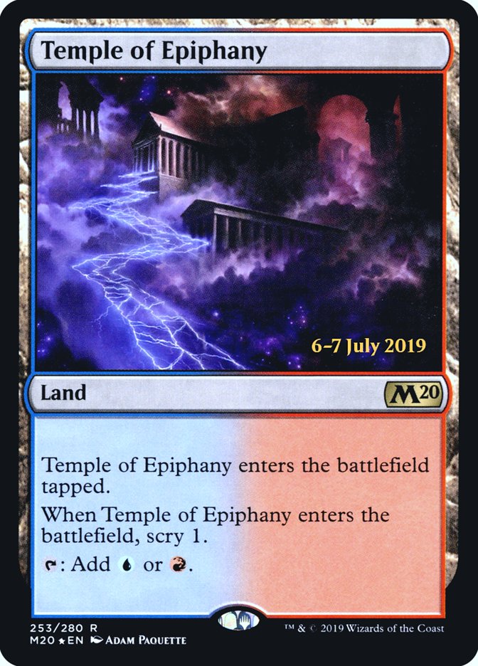 Temple of Epiphany  [Core Set 2020 Prerelease Promos] | Cards and Coasters CA