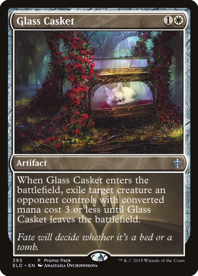 Glass Casket (Promo Pack) [Throne of Eldraine Promos] | Cards and Coasters CA