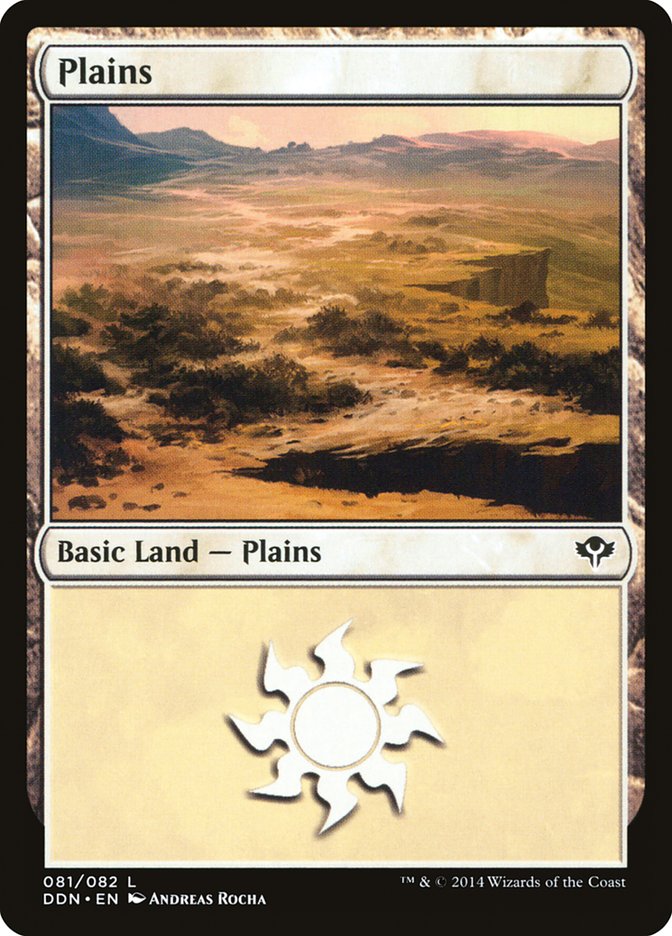 Plains (81) [Duel Decks: Speed vs. Cunning] | Cards and Coasters CA