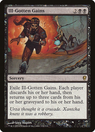 Ill-Gotten Gains [Conspiracy] | Cards and Coasters CA