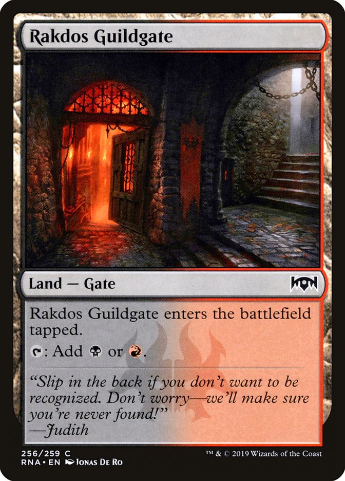 Rakdos Guildgate (256/259) [Ravnica Allegiance] | Cards and Coasters CA