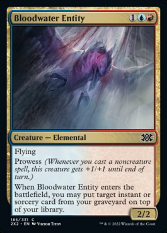 Bloodwater Entity [Double Masters 2022] | Cards and Coasters CA
