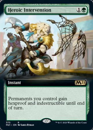 Heroic Intervention (Extended Art) [Core Set 2021] | Cards and Coasters CA