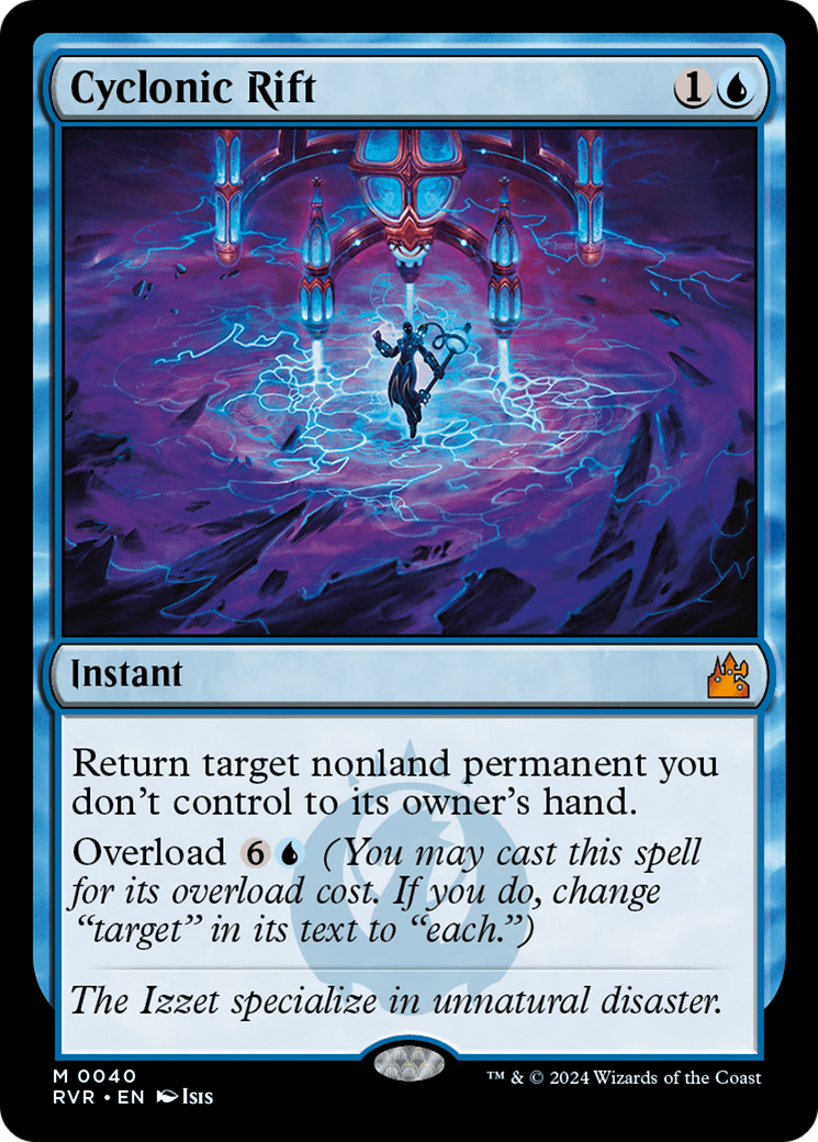 Cyclonic Rift [Ravnica Remastered] | Cards and Coasters CA