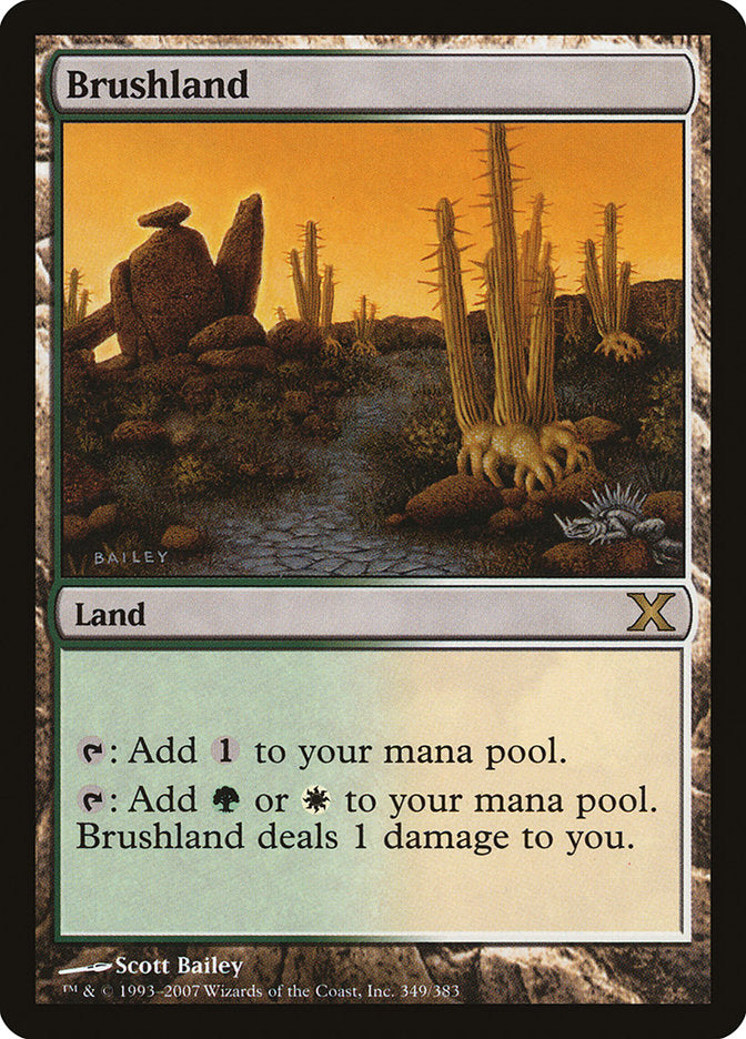 Brushland [Tenth Edition] | Cards and Coasters CA