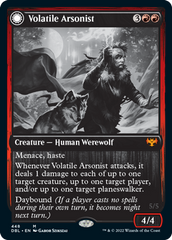 Volatile Arsonist // Dire-Strain Anarchist [Innistrad: Double Feature] | Cards and Coasters CA