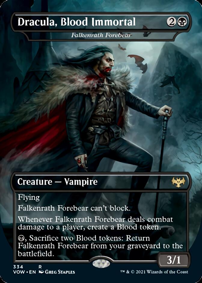 Falkenrath Forebear - Dracula, Blood Immortal [Innistrad: Crimson Vow] | Cards and Coasters CA